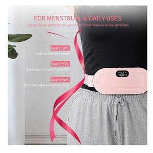 Electric Period Cramp Massager – Heating Belt for Menstrual Pain Relief