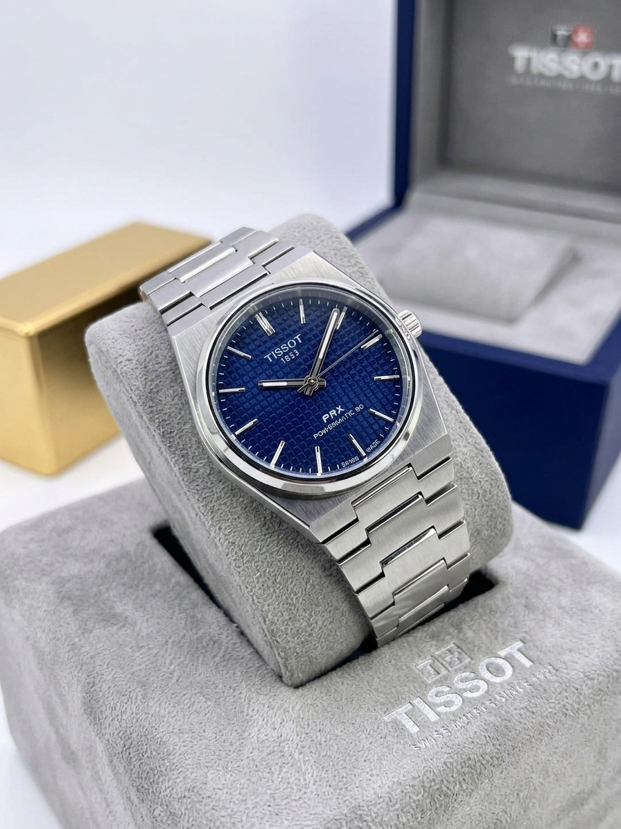 Tissot PRX Watch Stainless Steel Water Resistant