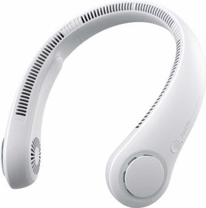 Portable Neck Fan – USB Rechargeable Bladeless Cooling System